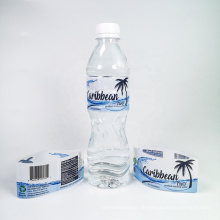 Transparentes Schrumpfenhülsenetikett für Mineralwasser Perfektes Design guter Qualität